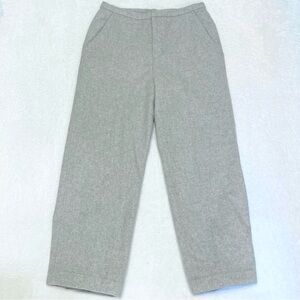 Vintage Mary McFadden Gray Wool Trouser Pants Women's 4 Dark Academia Luxury